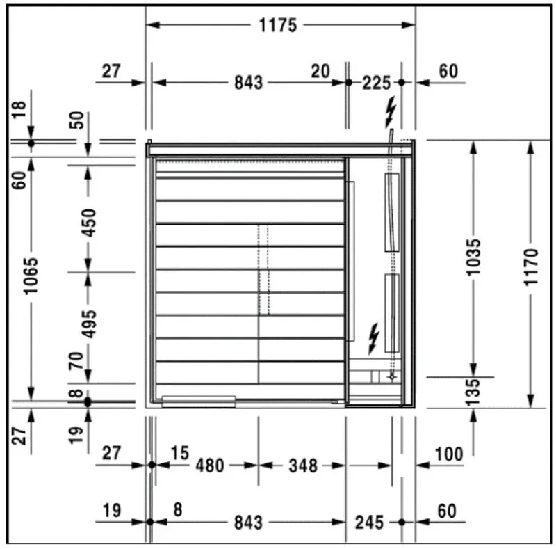 Bản thảo trước khi xây dựng phòng xông hơi