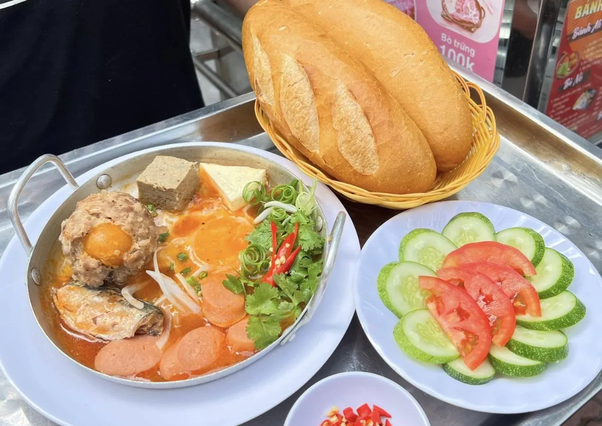 Bánh mì chảo nổi tiếng Vũng Tàu