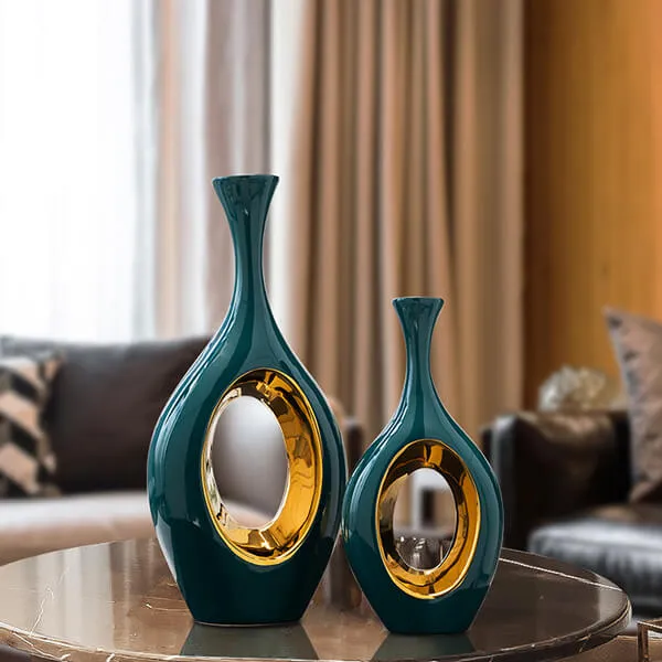 Bình gốm sứ decor nhà đẹp hiện đại