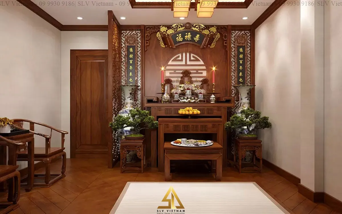 Chiều cao bàn thờ tiêu chuẩn