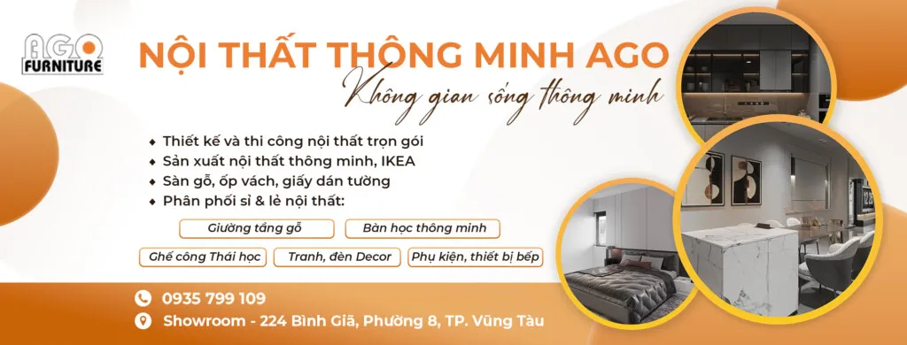 Công ty thi công nội thất nhà ở Vũng Tàu - AGO