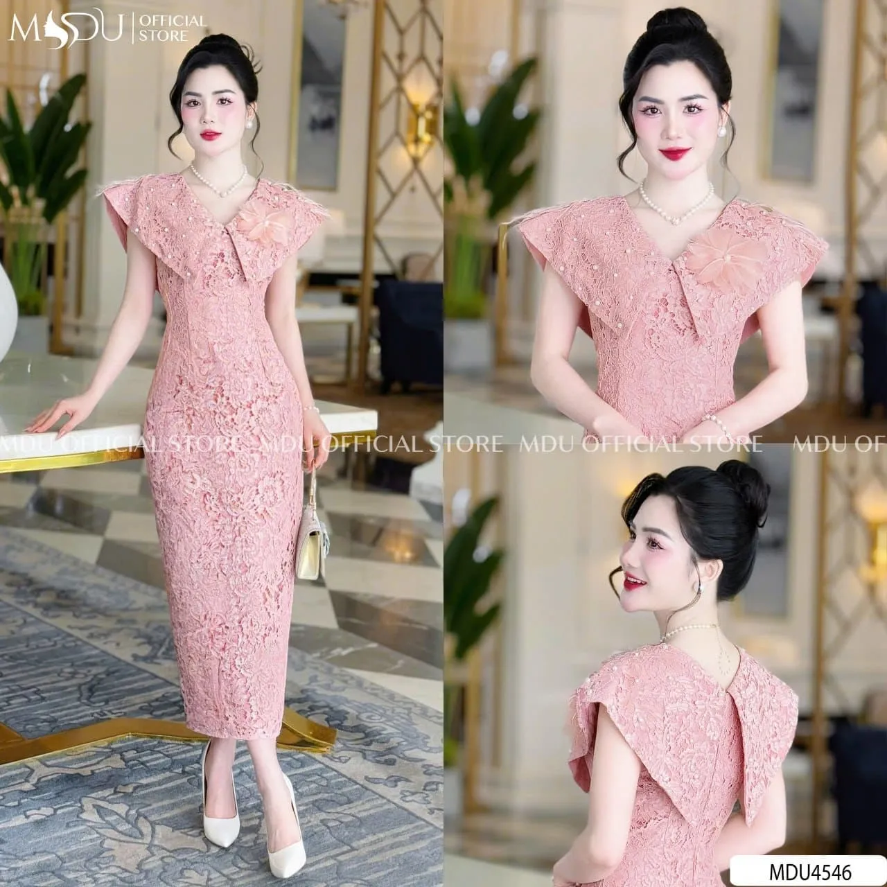 Phối Phụ Kiện Với Đầm Body Dự Tiệc Cưới Sang Trọng