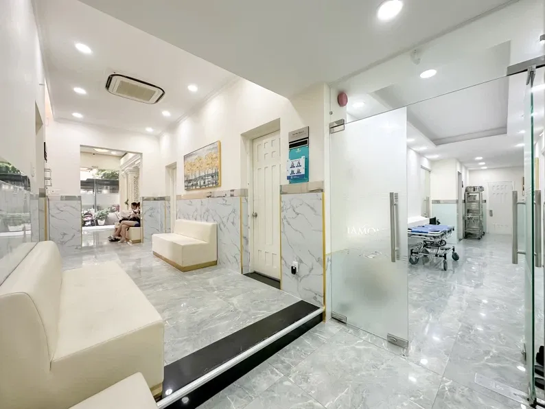 Cơ sở vật chất và không gian chính là điểm cộng của phòng khám đa khoa Diamond