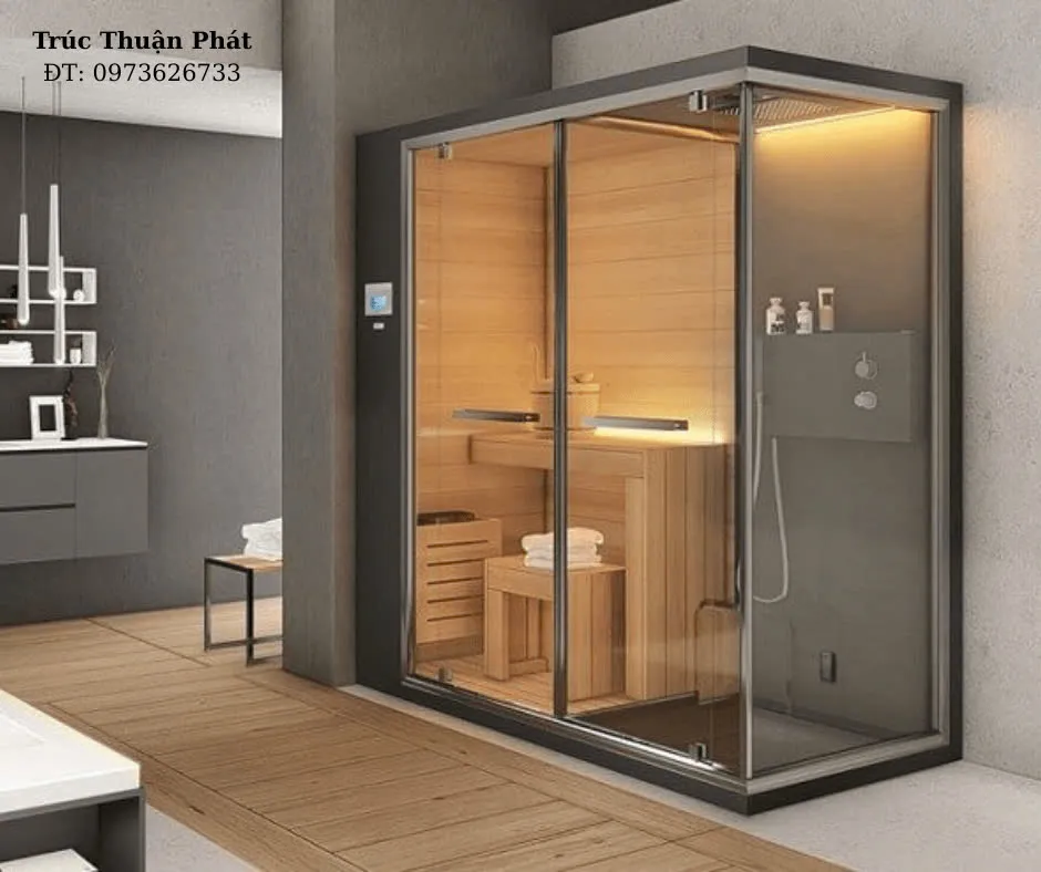 Phòng xông hơi khô ướt kết hợp – Phòng xông hơi gia đình Đà Nẵng