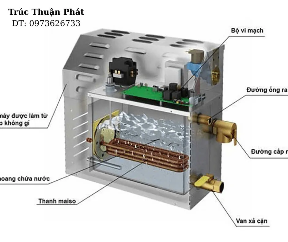 Tư vấn lắp đặt máy xông hơi ướt – Thi công phòng xông hơi ướt tại Đà Nẵng