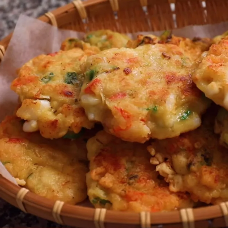 Bánh hải sản Hàn Quốc thành phẩm