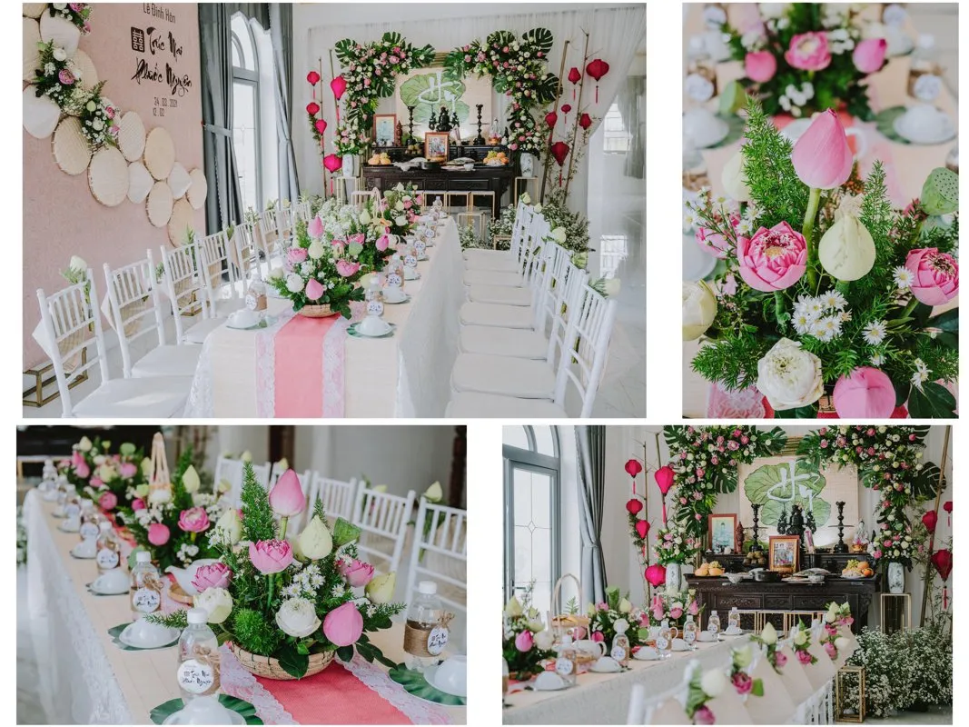 Trang trí gia tiên Yame Wedding