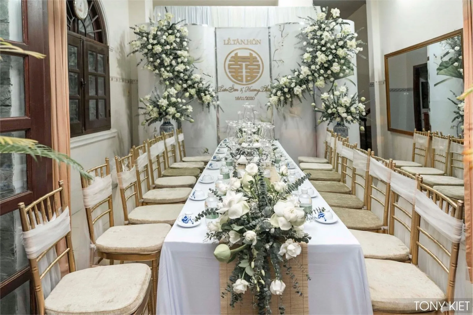 Trang trí gia tiên Yame Wedding