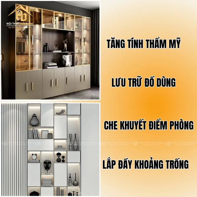 lợi ích của tủ trưng bày