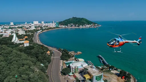 Trực thăng Cabri-G2 tại sân bay Vũng Tàu